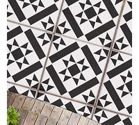 2 x Paving Slab Stencil for Outdoors Patio 60x60 cm - 4X Small Pattern Kensington