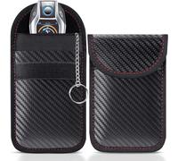 2 x Pcs Faraday Bag Pouch for car Keys Anti-Theft Remote Entry Keyless Protect Car Key Signal Blocking Pouch Keyless Entry Car Keys Case RFID Blocker Bag for Car Security