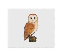 2 x 'Perched Barn Owl' Microfibre Lens/Glasses Cleaning Cloths (LC00028638)