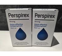 2 X Perspirex Strong Extra-Effective Antiperspirant Rollon 20ML High Strength