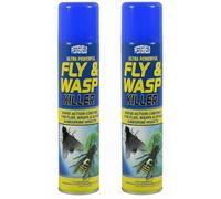 2 x Pestshield Fly & Wasp Flying Insect Killer Spray 300 ml by Pestshield