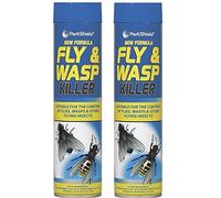 2 x Pestshield Fly & Wasp Flying Insect Killer Spray 300 ml by Pestshield