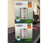 2 x Philips Calgary Outdoor Lights (bulbs included)