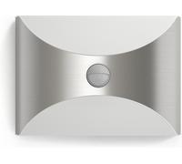 2 X Philips Herb LED Outdoor Wall Light in Stainless Steel Sensor 600lm 6w