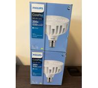 2 x Philips HID LED Lamp E40 105w LED (=250w) 4000k