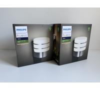 2 x Philips Hue Tuar White LED Smart Outdoor Wall Light Alexa Google