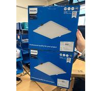 2 x Philips LED Panel White 1200lm 360deg 15w 4000k 230v IP20 295mm