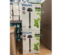 2 x Philips myGarden Dust Outdoor Post Anthracite Grey IP44