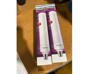 2 x PHILIPS TrueForce LED Road Lamp HID SOX Replacement 18w=26w 4000k BC/B22