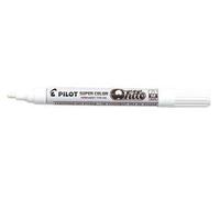 2 X Pilot Super Colour Medium Marker - White