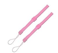 2 x Pink Hand Wrist Strap Wristband for Sony PSP 1000 2000 3000 Go PS Vita PS3 Move Cameras, NDSL NDSI DS Lite DSi XL 2DS 3DS XL WiiRemote WiiU, MP3 Music Players