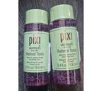 2 X Pixi Retinol Tonic with Jasmine Flower 100ml Smoothing Toner (200ml) Sealed