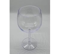 2 x Plastic Reusable Gin Balloon Glasses 600ml
