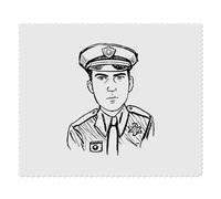 2 x 'Police Officer' Microfibre Lens/Glasses Cleaning Cloths (LC00028402)