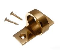 2 X Polished Brass Window Shutter Sash Lift Ring Pulls: Functional Elegance