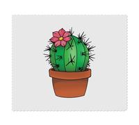 2 x 'Potted Cactus' Microfibre Lens/Glasses Cleaning Cloths (LC00031784)