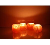 2 x Premium Quality Himalayan Salt Candle Holders TEALIGHT Holders