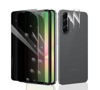 2 x Privacy Screen Protector for Samsung Galaxy A56 + 2 x Camera Film + Automatic Alignment Tool Kit, Anti-Spy Tempered Glass Film, Screen Protector