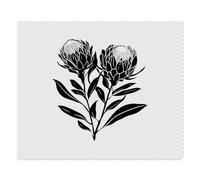2 x 'Protea Flowers' Microfibre Lens/Glasses Cleaning Cloths (LC00031566)