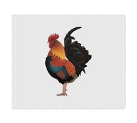 2 x 'Proud Rooster' Microfibre Lens/Glasses Cleaning Cloths (LC00030684)