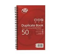 2 X Pukka Pad A5 Duplicate Book Pad Twin Wire Perforated 50 NCR Carbonless Sets Numbered