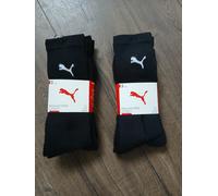 2 x Puma 3-Pack Regular Crew Socks, Black, uk Size 9-11 eu43-46 6 pairs of socks