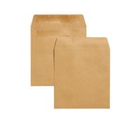 2 X Q-Connect Envelope Wage 108x102mm Plain Self Seal 90gsm Manilla (Pack of 1000) KF3420