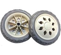 2 x Quality Replacement Spare Wheels for Shopping Trolleys and Carts
