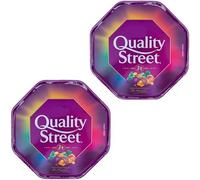 2 x Quality Street Chocolate Tubs 550G, Sharing chocolate Tub Perfect For Any christmas