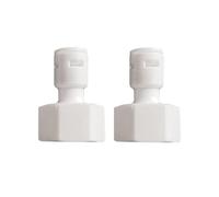 2 X Quick Union Straight Connector - 1/2 Inch to 1/4 Inch Quick Connect Tube Fittings Replacement Accessories for Water Filter