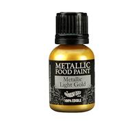 2 x Rainbow Dust Metallic Light Gold Edible Food Paint Cake Icing Decorating