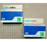 2 x Rapid 140/10 - 10 mm Galvanised Staples - 2 Boxes of 2,000