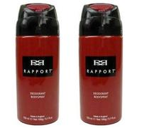 2 x rapport deodorant body spray 150ml