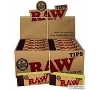 2 x Raw Rolling Paper Tips Box of 50 packs- RAW ROACHES FULL BOX OF 50 BOOKLETS