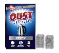 2 x Re-Usable Kettle Descaler Ball Durable Long Life Stainless Steel- Remove Limescale & Prevent Furring along with 1 Oust Descaler Dropping Bag