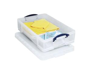 2 X Really Useful Boxes 33 Litre Under bed, 186 CD's, 44 DVD's Clear Storage Box