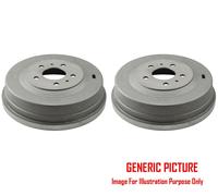 2 x REAR AXLE BRAKE DRUM BRAKING DRUM PAIR OE QUALITY BOSCH 0986477203