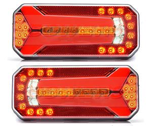 2 x REAR LED COMBINATION LIGHTS LAMPS PROGRESSIVE DYNAMIC SEQUENTIAL INDICATORS