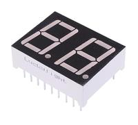 2 x Red 0.56" 2 Digit Seven Segment LED Display Common Anode