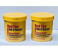 2 x RED FOX PURE COCOA BUTTER MOISTURISING CRÈME 10.5 Oz