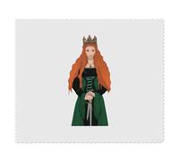 2 x 'Red-Haired Medieval Warrior' Microfibre Lens/Glasses Cleaning Cloths (LC00030449)