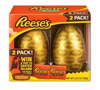 2 x Reese's Peanut Butter Easter Egg Milk Chocolate Easter Egg, 92g Kids and Adults Easter Egg - Perfect For Easter Egg Hunt, School