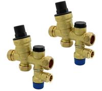 2 X Reliance Cwic200055 Cash Acme Inlet Control Valve 22mm 3/4.5 Bar Alternative (Twin Pack)