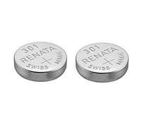 2 x Renata 301 Watch Battery Swiss Made Silver Oxide 1.5 v(SR43SW)