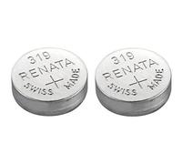 2 x Renata 319 Watch Battery Swiss Made Silver Oxide 1.5 v(SR527SW)