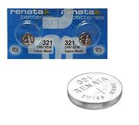 2 X RENATA 321 Watch Batteries - SR616SW - Silver 1.55v