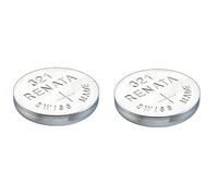 2 x Renata 321 Watch Battery Swiss Made Silver Oxide 1.5V Also Known as SR616SW