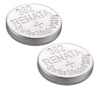 Bundle of 2 x Renata 362 Watch Battery 1.55v SR721SW + Quzo Belgian Chocolate - Official Renata Watch Batteries