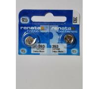 2 x Renata 393 SR48W Batteries