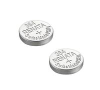 2 x Renata Batteries Silver Oxide Swiss Made 0 % Mercurry Long Life (2 x 364 or SR621SW or AGq1)